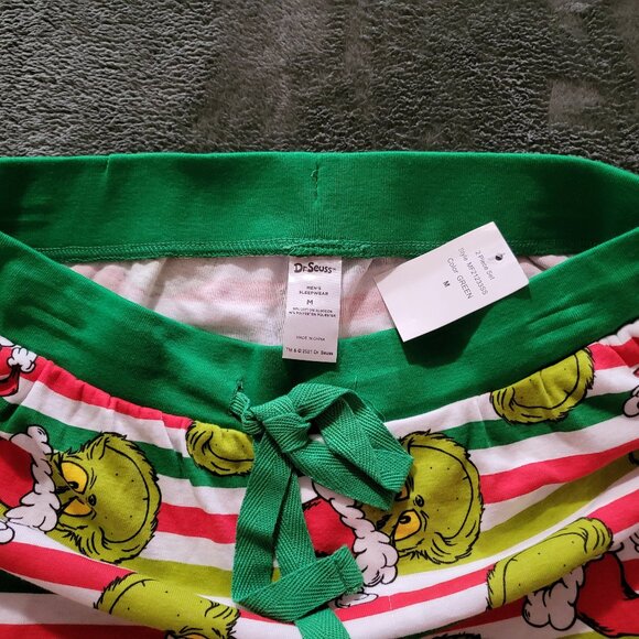 Men’s Christmas “The Grinch” Pajama Set – Define Good Dr. Seuss Size M - Picture 4 of 6